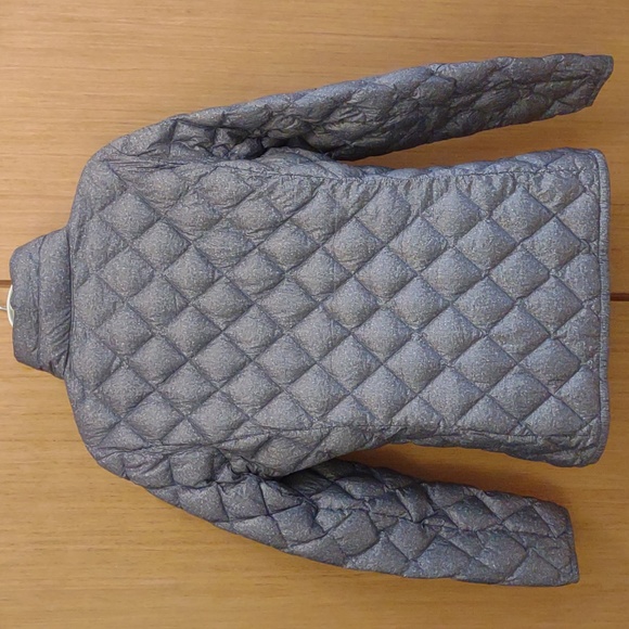 32 Degrees Heat SZ M Gray Full Zip Quilted Puffer Jacket - Picture 2 of 9